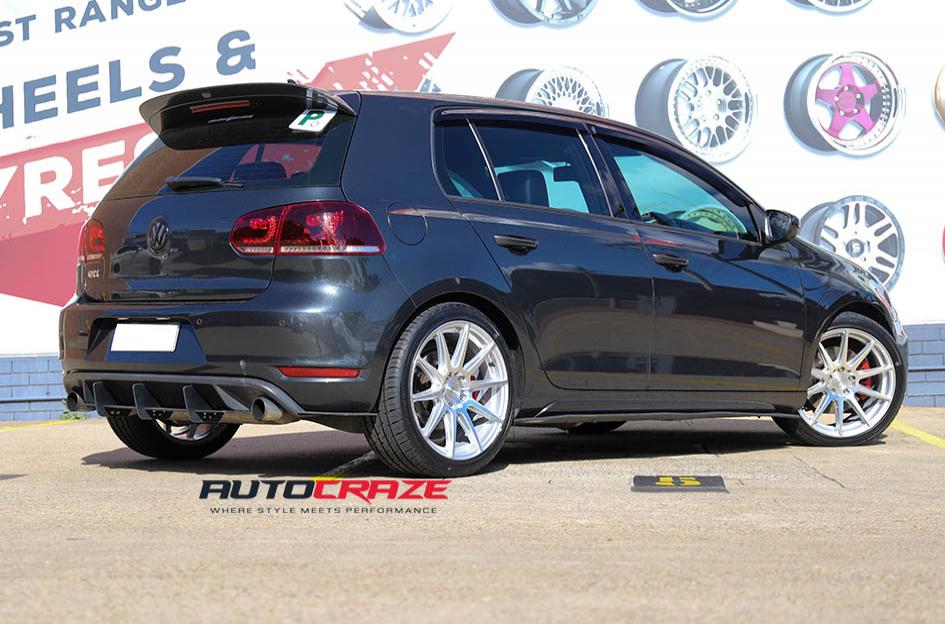 VOLKSWAGEN GOLF ESSEN SILVER MACHINED FACE